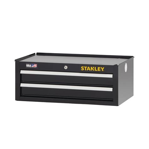 stanley 2 drawer metal tool box|stanley 300 series tool chest.